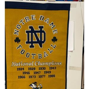 NCAA Gold and Blue Wall Art Decal